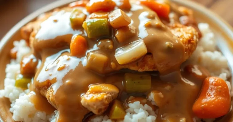 smothered chicken and gravy
