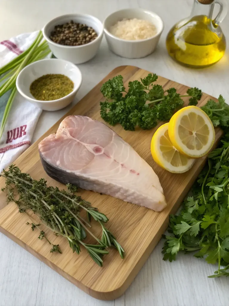 shark steak, seafood steak, grilled shark, exotic fish
