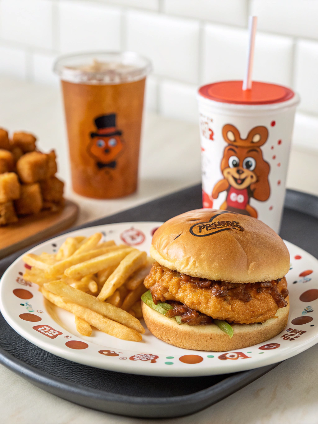 freddy fazbear popeyes meal, popeyes fnaf meal release dat, fnaf popeyes meal price, popeyes fnaf uk, popeyes fnaf canada, popeyes five nights at freddy's 2