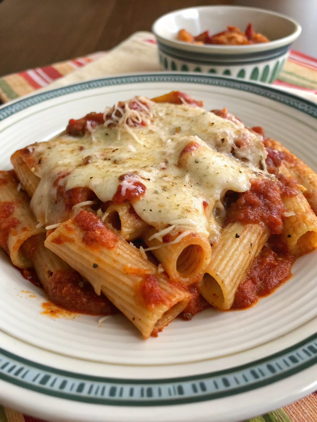 baked ziti recipe no meat, baked ziti recipe with ricotta cheese, easy ziti bake recipe, meatless baked ziti, ziti pasta recipe, how to make baked ziti