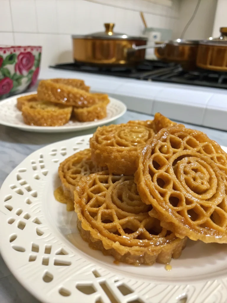 Moroccan chebakia recipe, chebakia recipe, Moroccan honey cookies, Ramadan Moroccan sweets