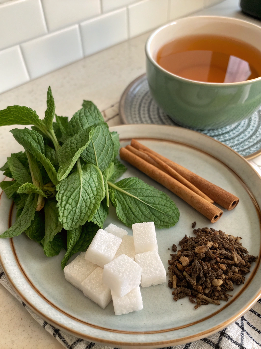 Moroccan Mint Tea, Moroccan mint tea recipe, Moroccan tea, atay Moroccan tea, mint green tea