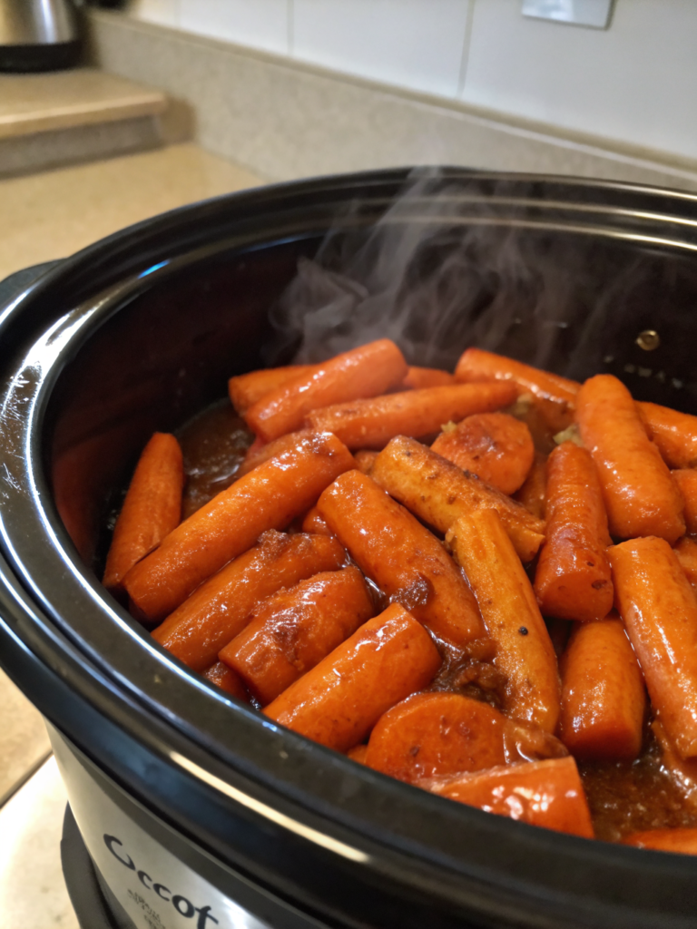 crockpot glazed carrots