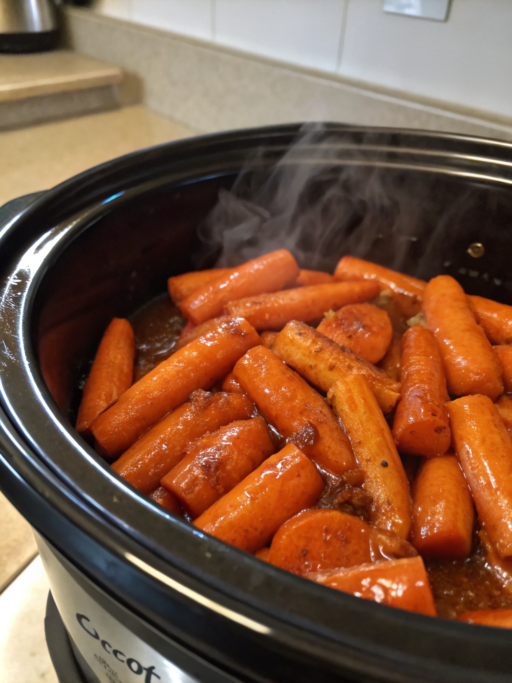crockpot glazed carrots