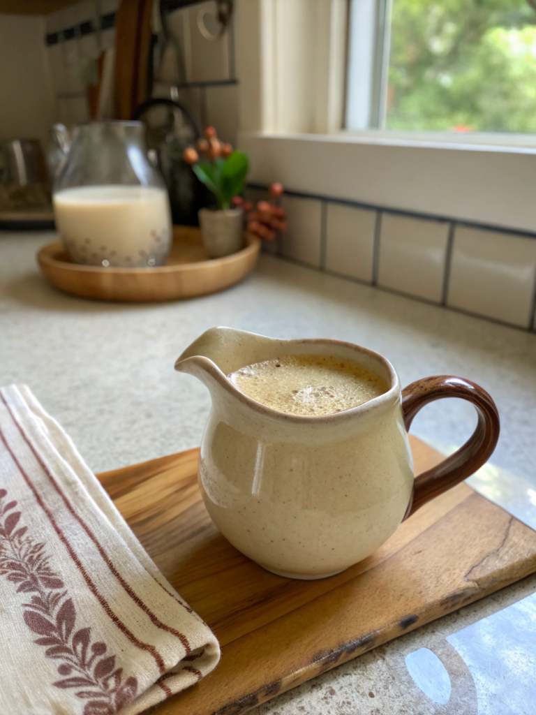 homemade coffee creamer