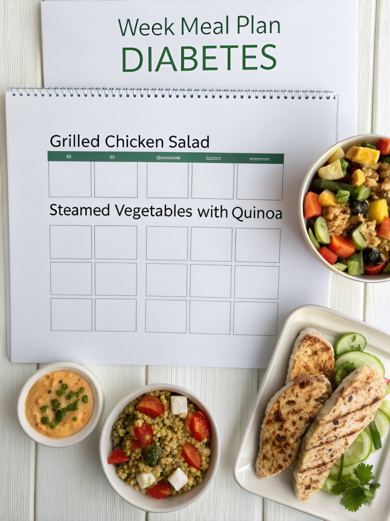 7-day meal plan for kidney disease and diabetes